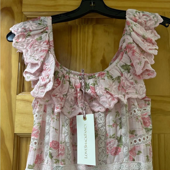 LOVESHACKFANCY
Niko ruffled floral-print cotton-voile maxi dress
US 2 - Picture 5 of 9